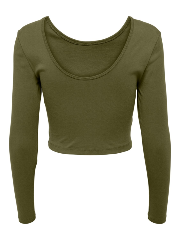 Grøn - Capulet Olive - Only - Crop Top - 15264721