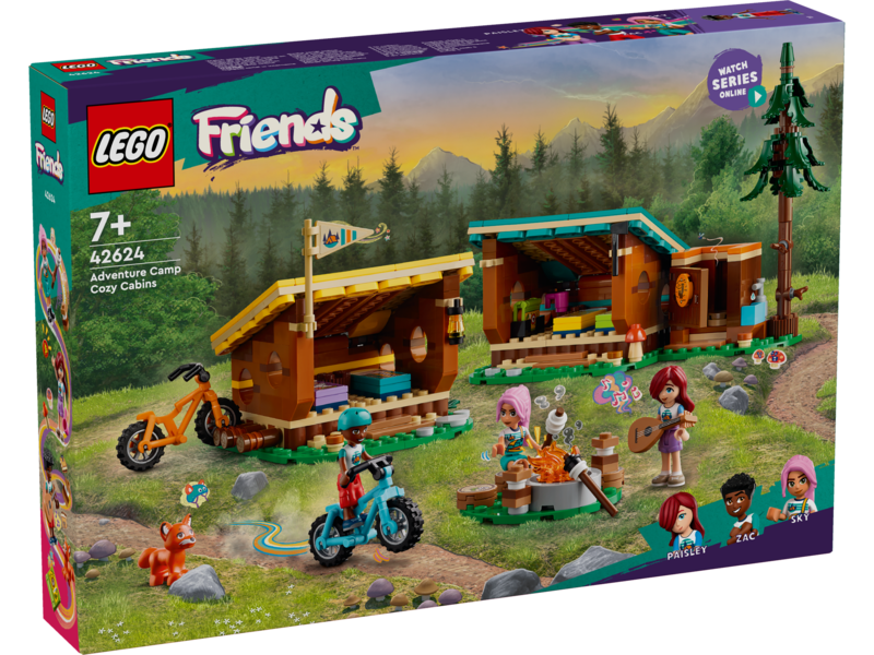 LEGO Friends Adventure Camp - Hyggelige hytter LEGO 42624