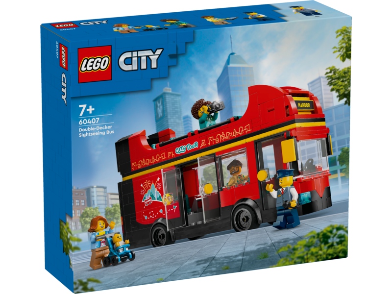 LEGO City Rød dobbeltdækker-turistbus LEGO 60407