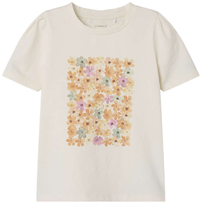 Hvid - jet stream - name it - tshirt - blomster - 13230271