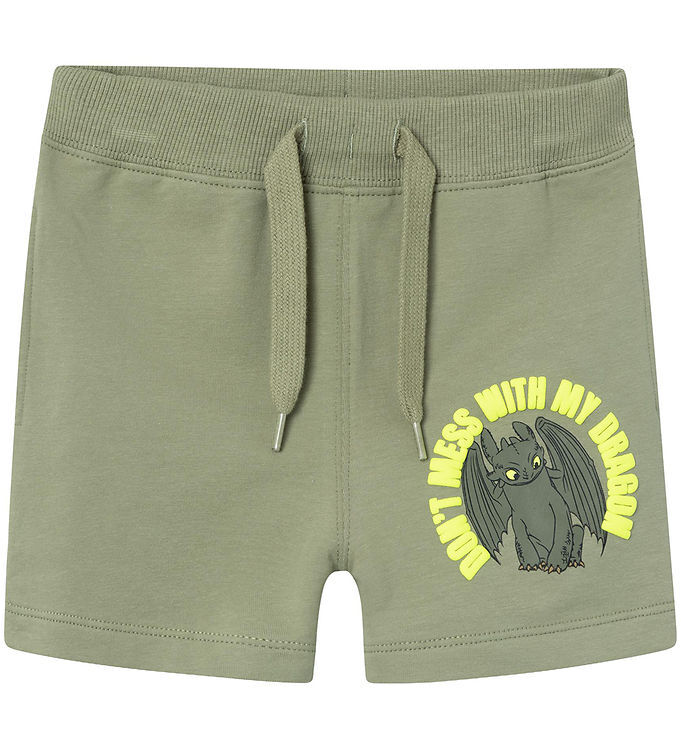 Grøn - Oil Green - Name it - shorts - drage - 13230077