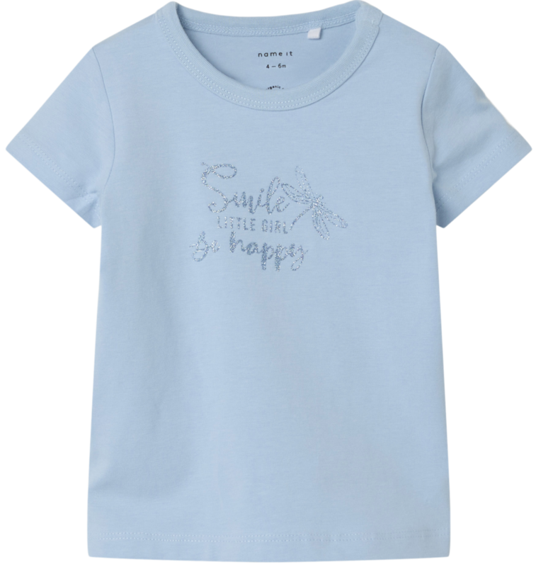 Lyseblå - Chambray blue - name it - tshirt - 13229656