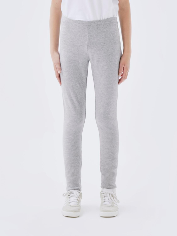 Grå - grey melange - Name it - leggings - 13195885