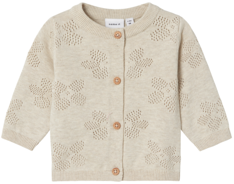 Beige - Peyote Melange - Name It - Cardigan - 13229535