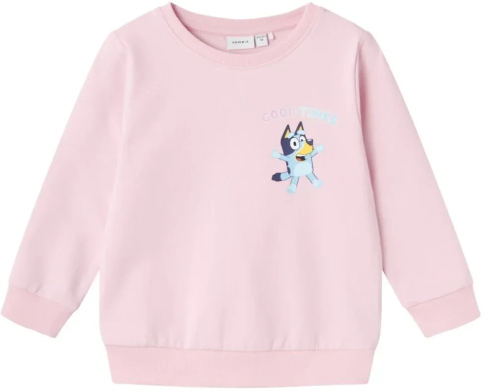 Lyserød - parfait pink - name it - sweatshirt - BLUEY - 13235505