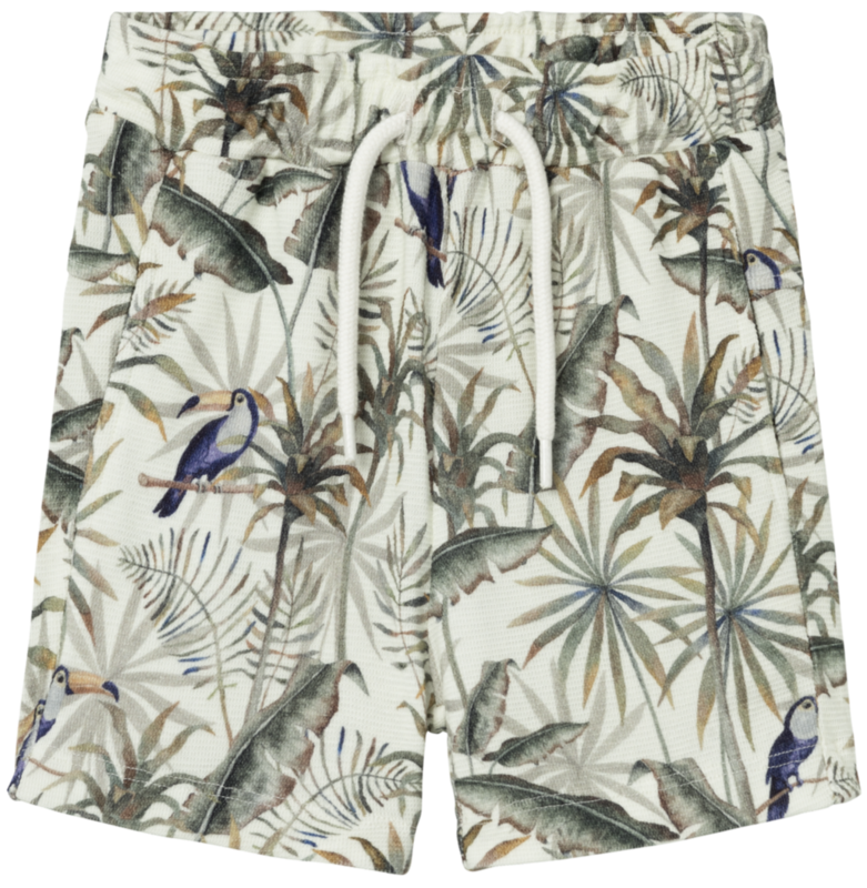 Hvid/Grøn - Icicle - Name It - Shorts - Jungle - 13232000