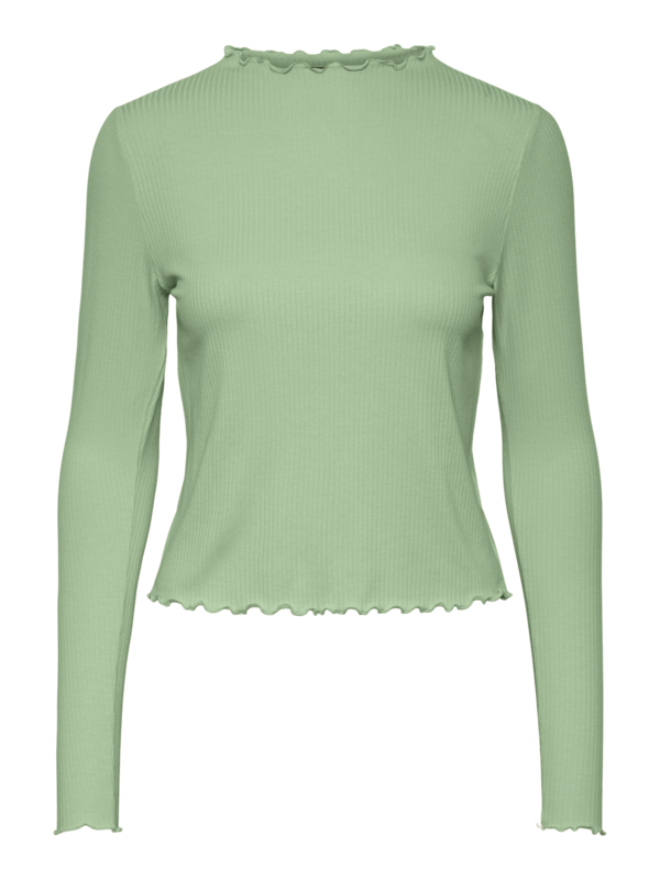 Grøn - green - Pieces - bluse - 17120084