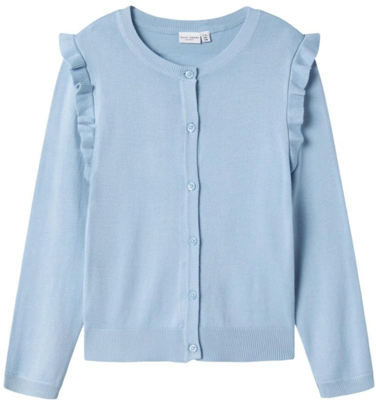 Lyseblå - Chambray Blue - name it - cardigan - 13230101