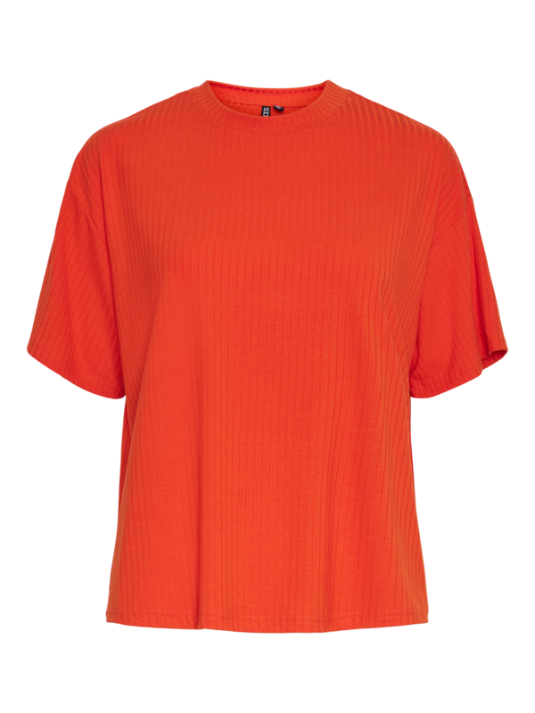 Orange - tangerine - PIECES - tshirt - 17132567