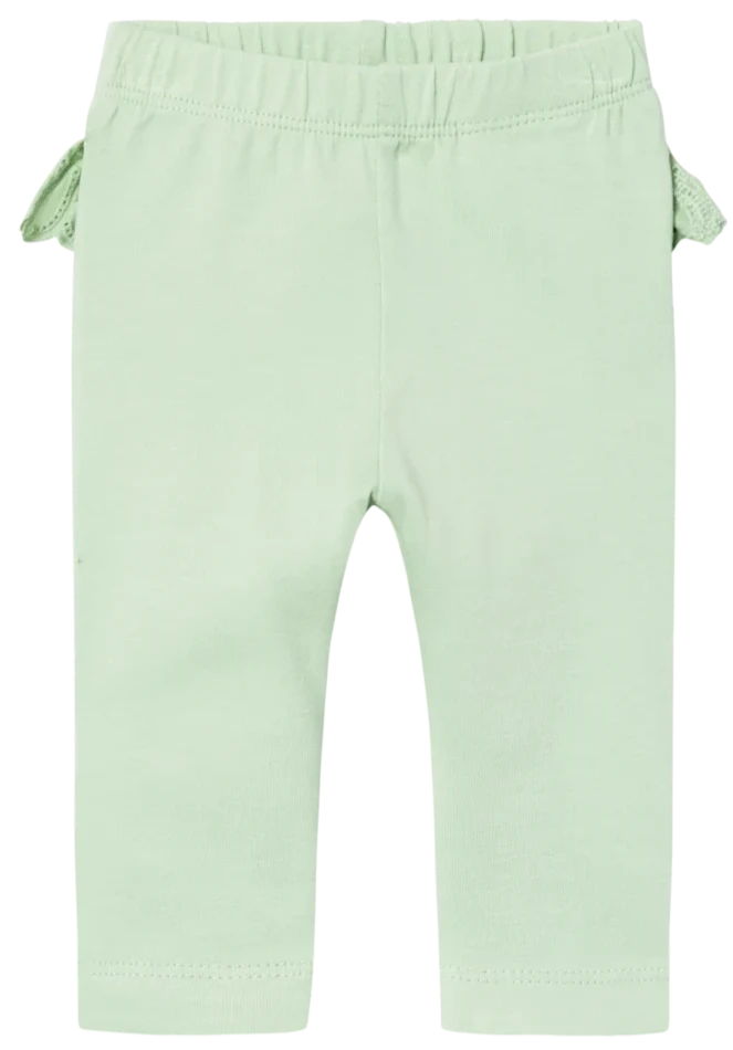 Grøn - silt green - name it - leggings - flæser - 13229690