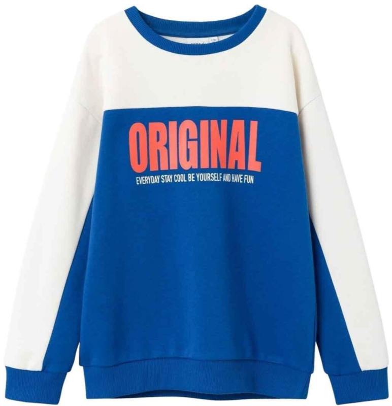 Blå - true blue - name it - sweatshirt - 13220452