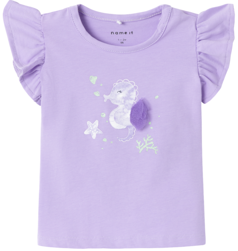 Lilla - Purple Rose - Name It - T-shirt - Søhest - 13229705