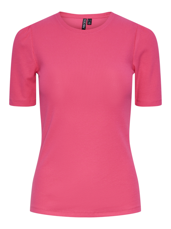 Lyserød - Hot pink - Pieces - bluse - 17133700