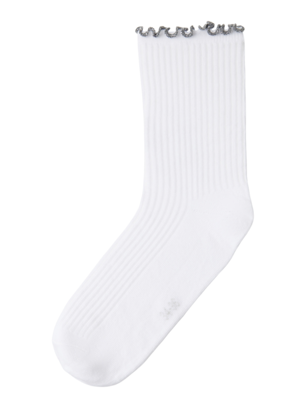 Hvid - Bright White - Name it - sokker - 13238176