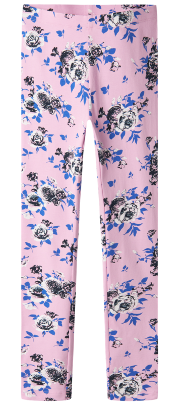 Lyserød - Pastel Lavender - Name it - Leggings - blomster - 13227482