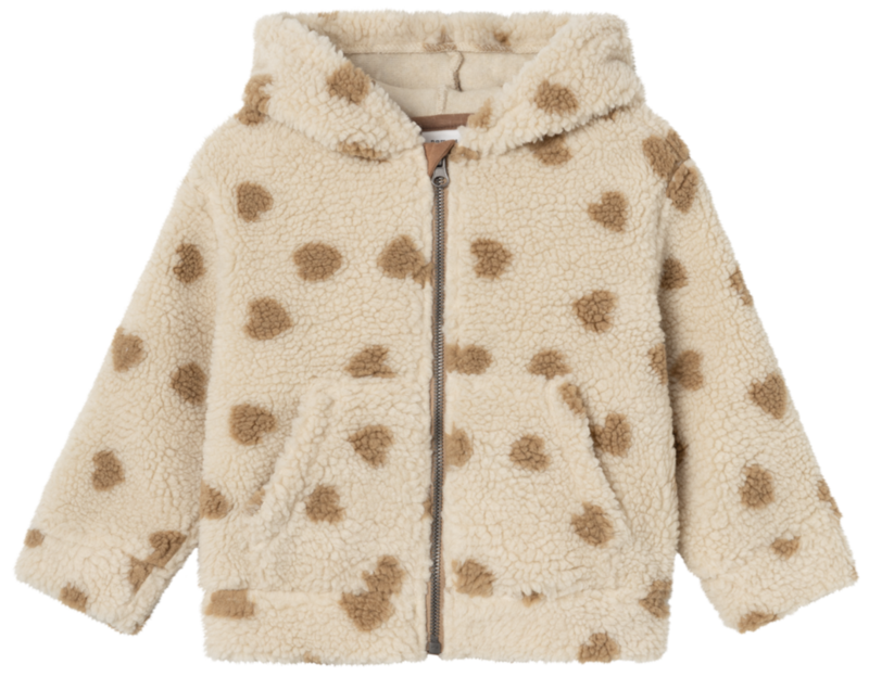 Hvid - Sommer sand - Name it - Teddy - Jakke - 13233850