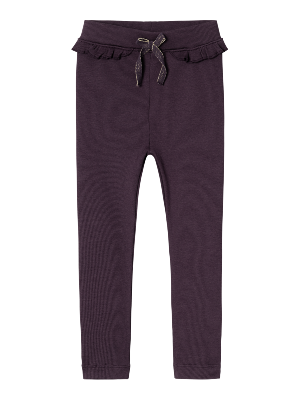 Lilla - Plum Perfect - Name it - leggings - sløjfe - 13233738