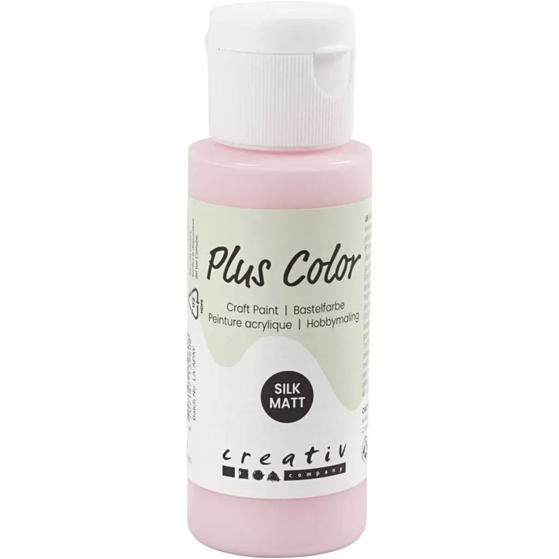 Plus Color Hobbymaling, soft pink, 60ml/ 1 fl  varer nr. 39666