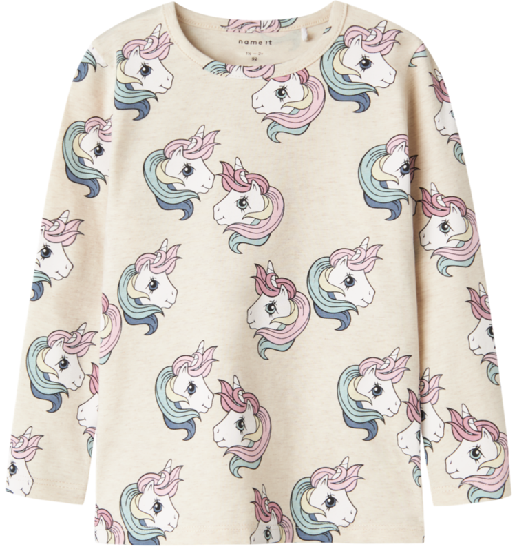 Offwhite - Peyote Melange - Name it - bluse - My Little Pony - 13237764