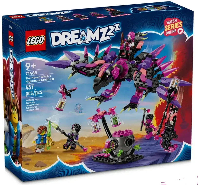 LEGO DREAMZZZ Aldrig-heksens mareridtsvæsner 71483