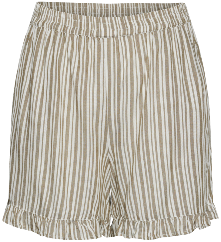 Grøn - Laurel Oak - PIECES - Shorts - stribet - 17149138