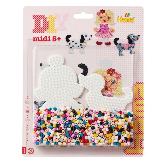 Hama Ironing Bead Set Dogs 1100 pcs.