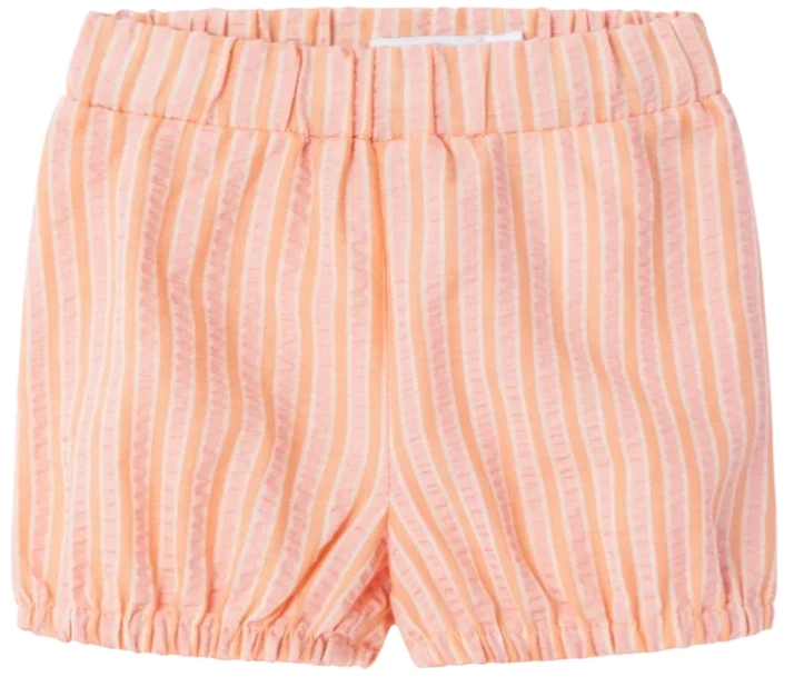 Lyserød/orange - Papaya punch - Name it - shorts - stribet - 13229438