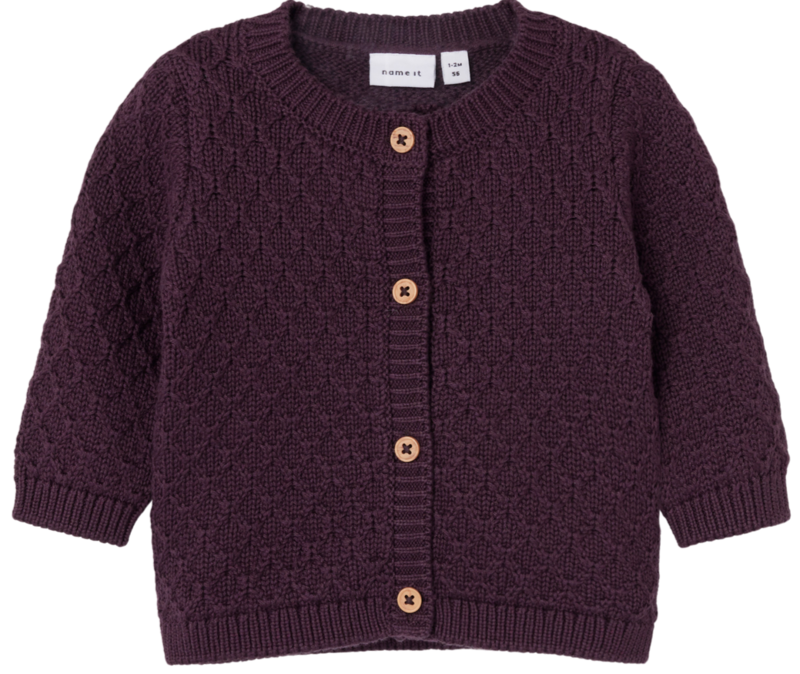 Lilla - Plum Perfect - Name it - Cardigan - 13231272