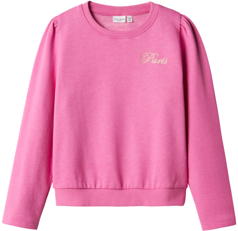 Pink - Phlox pink - Name it - sweatshirt - "Paris" - 13234371