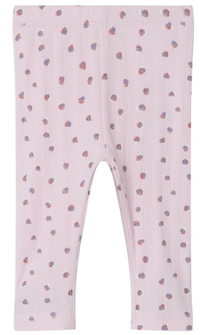 Lyserød - Cherry Blossom - Name it - leggings - glimmer - 13239376