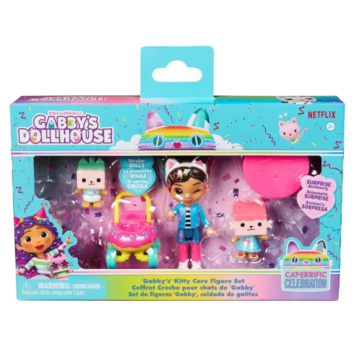 Gabby's Dollhouse Friends Kitty Care Figure Pack