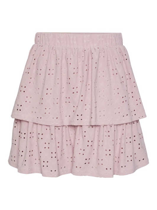 Lyserød - Dawn Pink - PIECES - Nederdel - 17145523