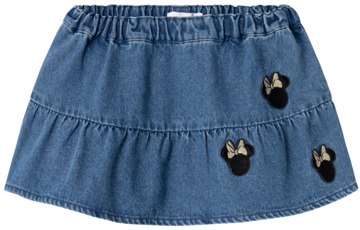 Mørkeblå - Dark Denim - Name it - nederdel - Disney - Minnie - 13231854