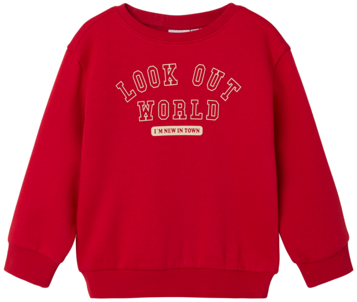 Red - Salsa - Name it - Sweatshirt - "Look Out World" - 13240566