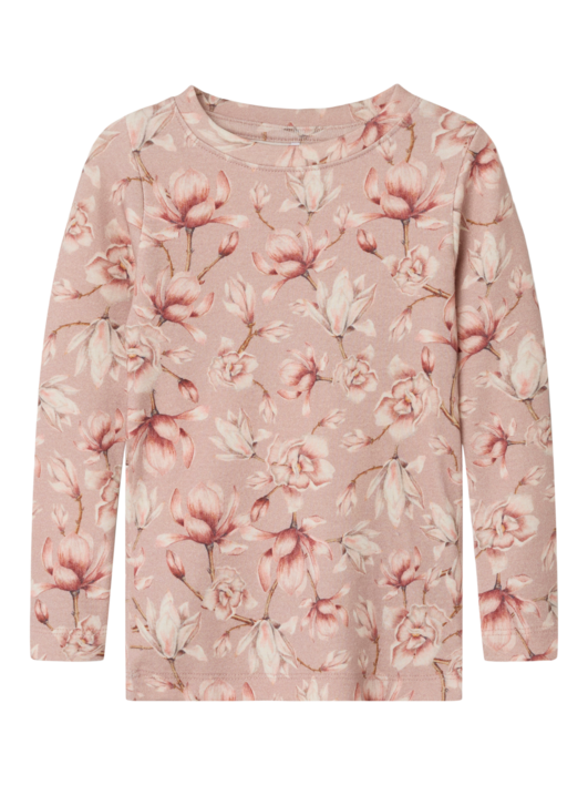 Lyserød - Adobe Rose - Name it - Bluse - blomster - 13242386