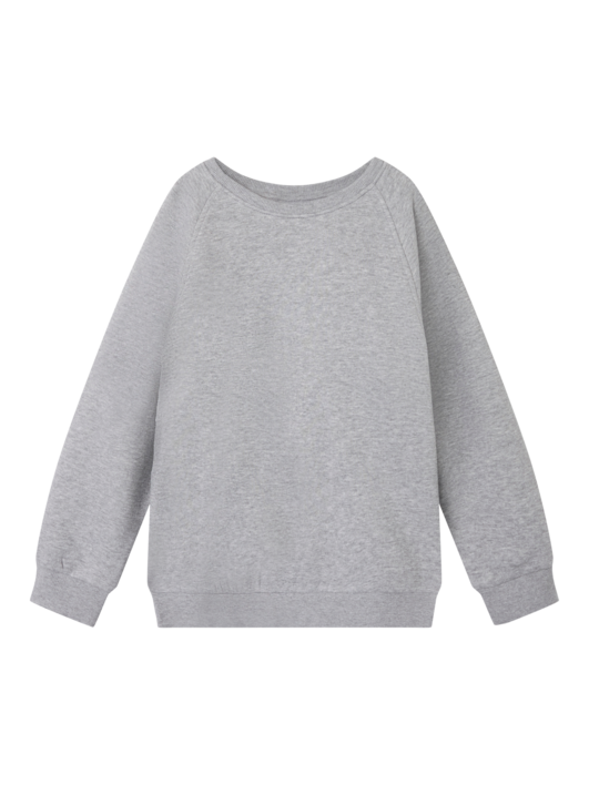 Grå - Grey Melange - Name it - Sweatshirt - 13239605