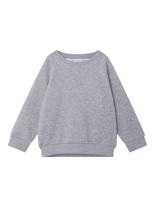 Grå - Grey Melange - Name it - Sweatshirt - 13239594