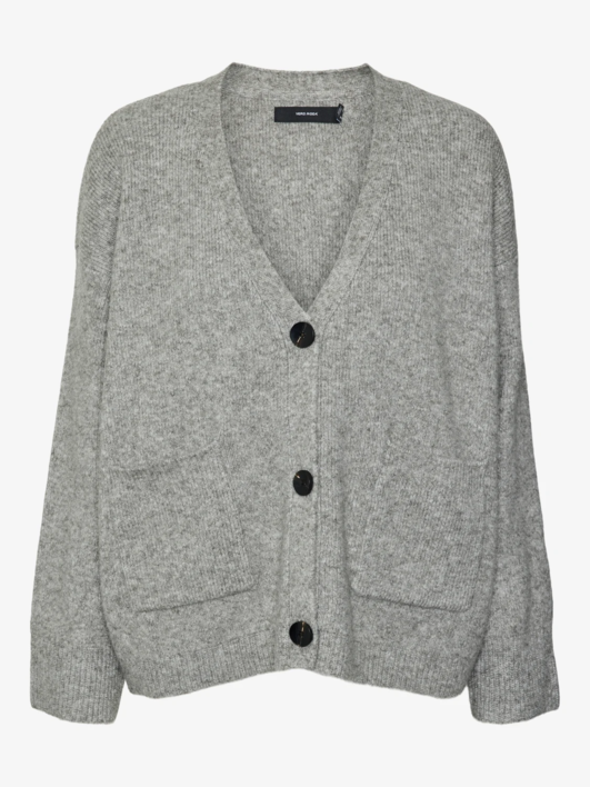 Grå - Medium Grey melange - Vero moda - cardigan - 10314961