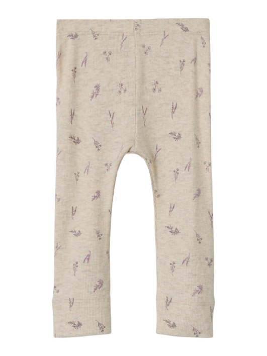 Offwhite - Peyote Melange - Name it - rib leggings - blomster - 13239957