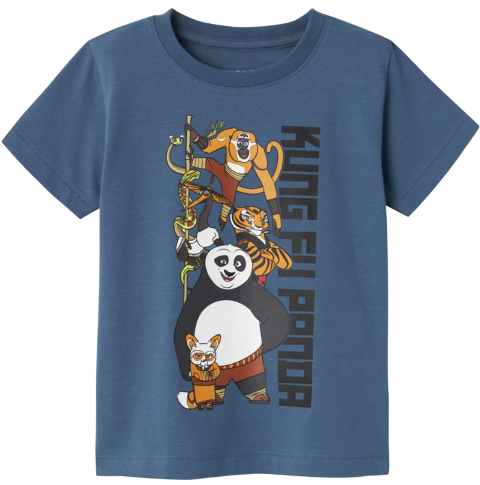 Blå - Bering Sea - Name it - T-shirt - Kung Fu Panda - 13238624