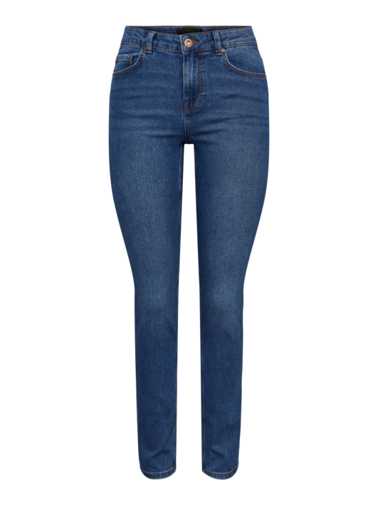 Blå - medium blue - Pieces -  denim bukser - 17140817