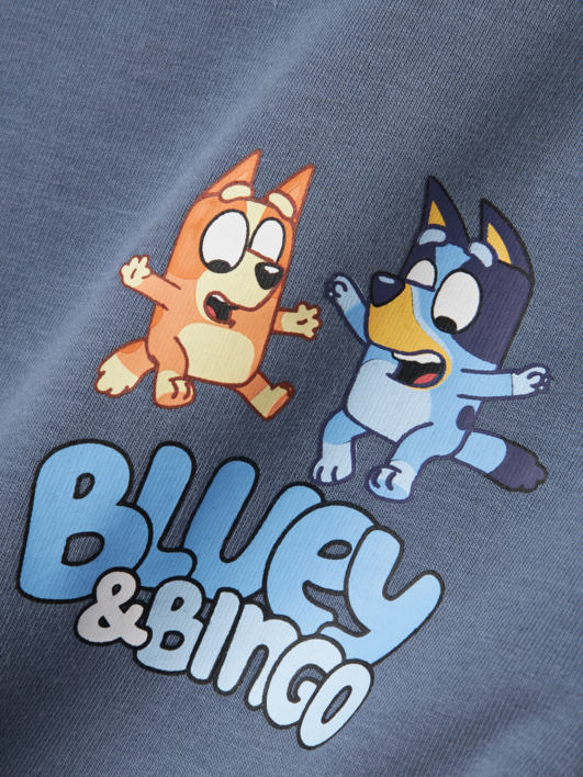 Lyseblå - Flint Stone - Name it - Sweatshirt - Bluey - 13245524