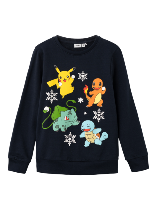 Blå - dark sapphire - Name it - Pokemon sweat shirt - 13222364