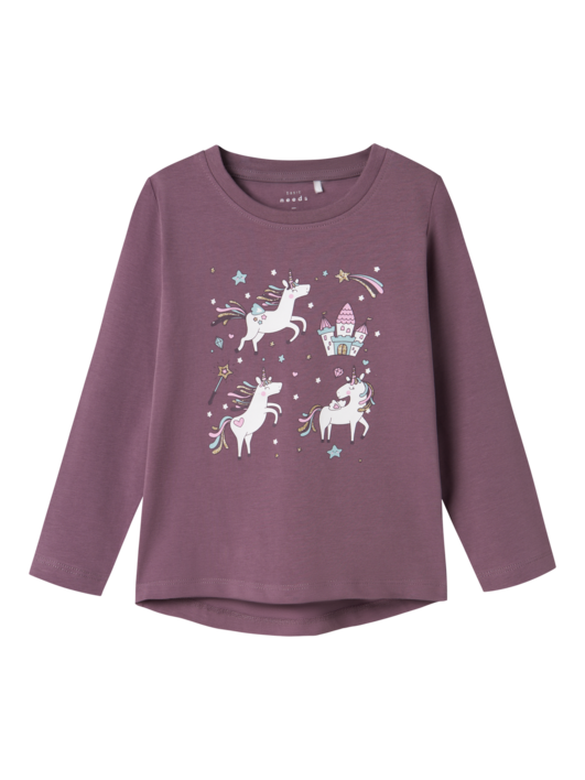 Lilla - arctic dusk unicorn - Name it - bluse - 13224958