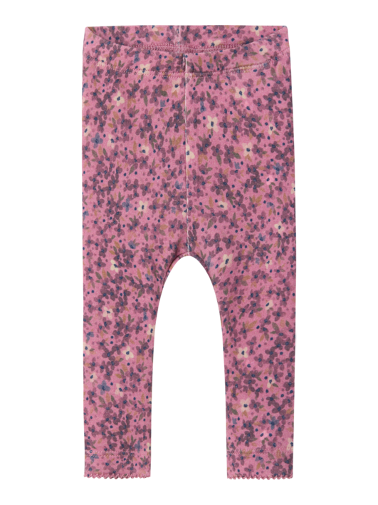 Lilla  - mauve orchid - Name it - leggings med blomster - 13233400