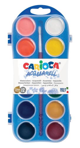 Vandfarve 12 stk - Carioca