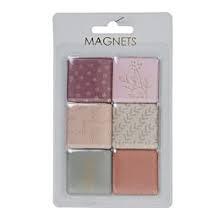 Magneter 6 stk firkantet