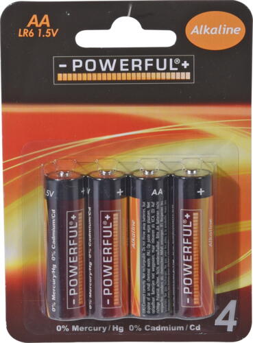 Batteri AA 4 stk Alkaline