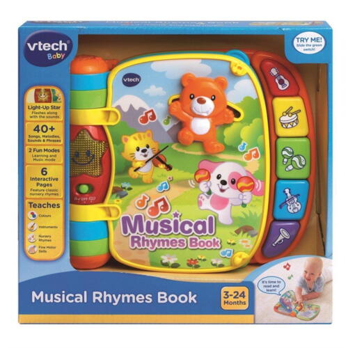 Vtech Baby musikbog med børnesange DK