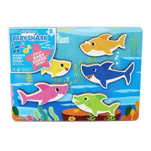 Baby Shark Chunky Wood Puzzle w/ music